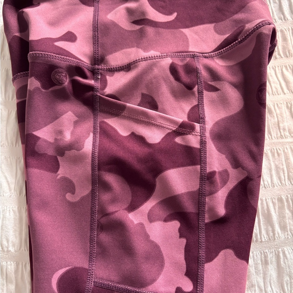 Body Glove Women’s Camouflage Leggings - Pink - Picture 3 of 8